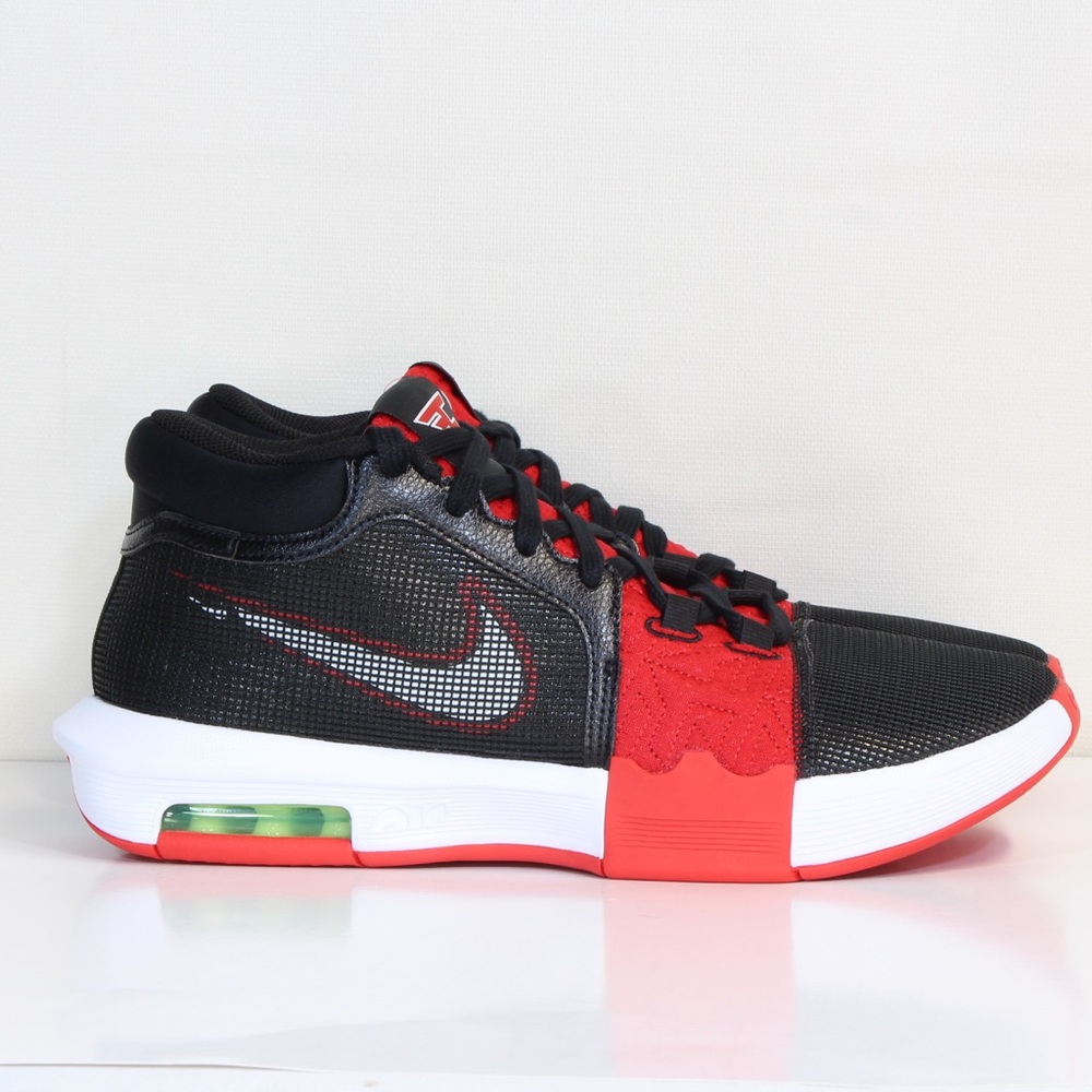 Nike Mens' Black Red Lebron Witness VIII Faze Basketball Shoes NIB - Picture 5 of 10